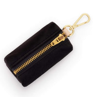 Black Velvet Waste Bag Holder from The Foggy Dog