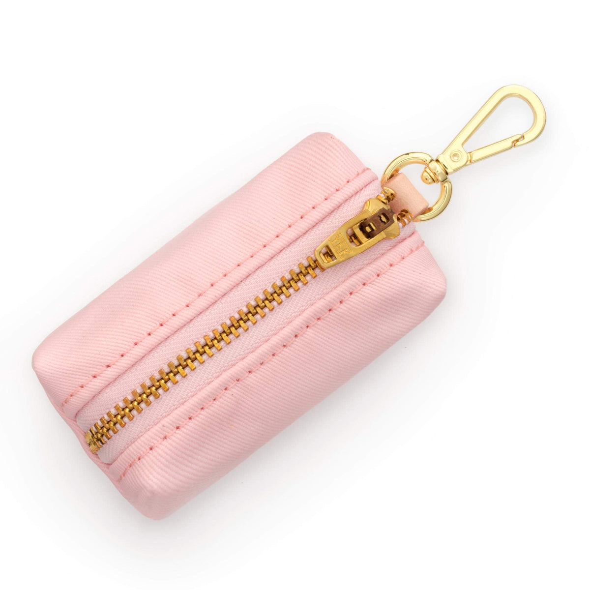Blush Pink Waxed Canvas Waste Bag Holder from The Foggy Dog