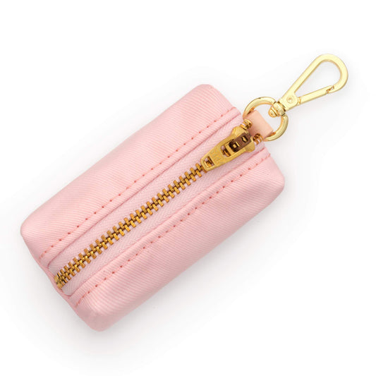 Blush Pink Waxed Canvas Waste Bag Holder view 1