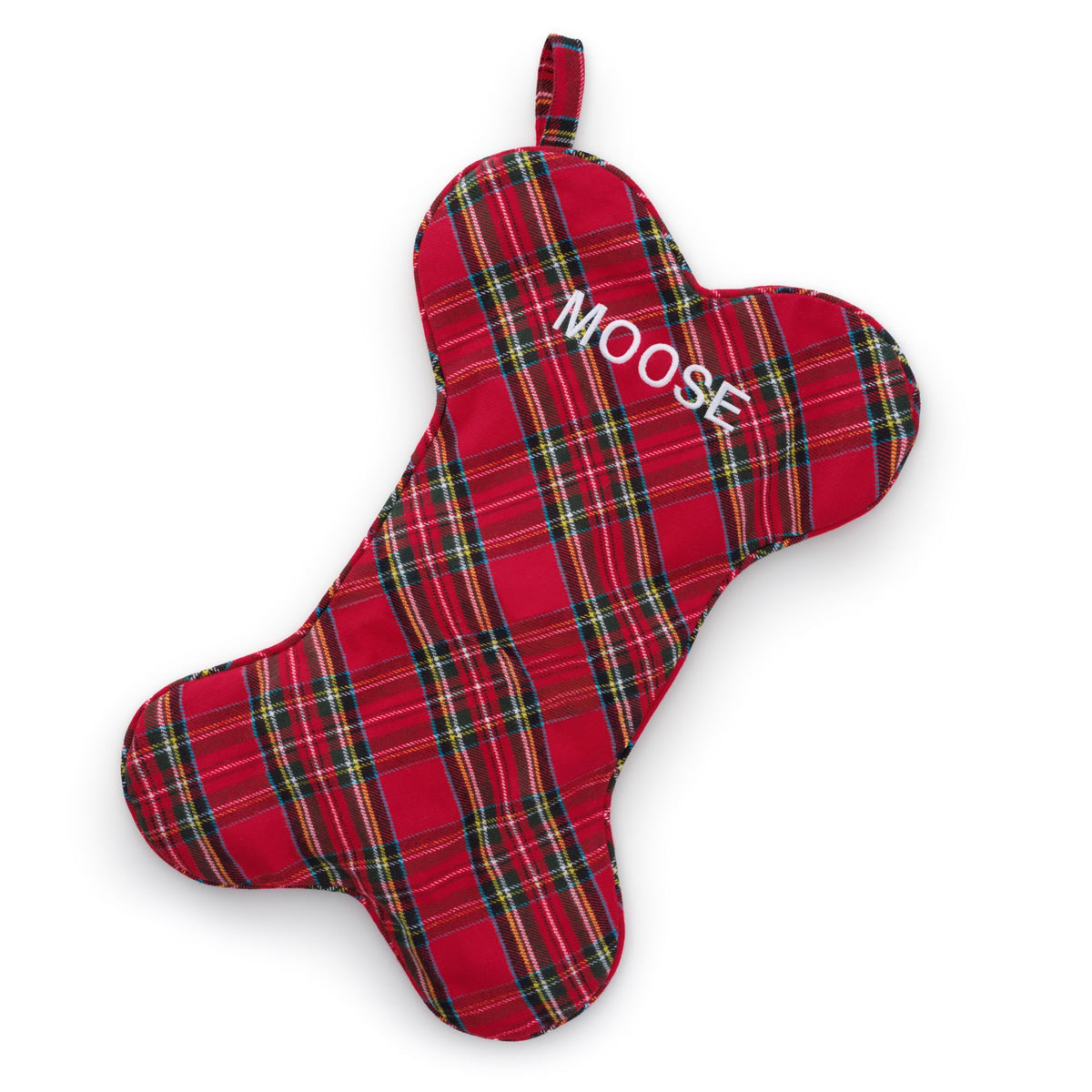 Tartan Plaid Dog Christmas Stocking from The Foggy Dog