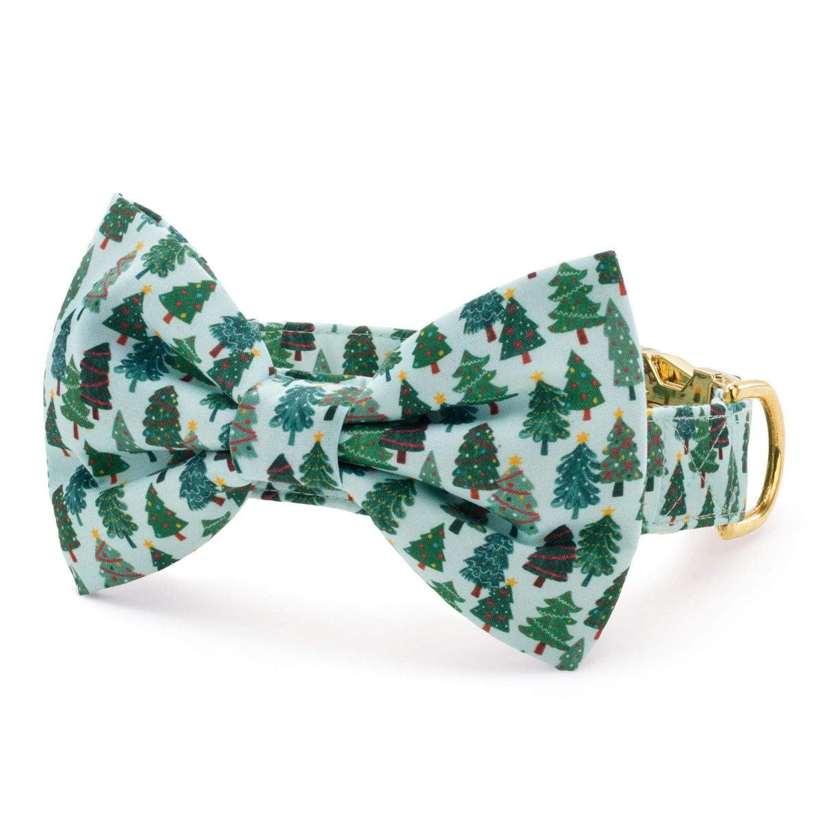 Festive Firs Bow Tie Collar from The Foggy Dog