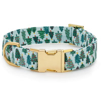 Festive Firs Dog Collar from The Foggy Dog