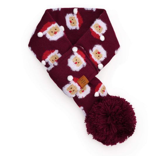 Ho Ho Ho! Knit Dog Scarf view 1