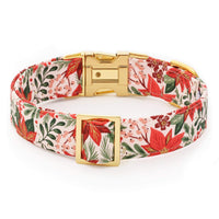 Poinsettia Dog Collar from The Foggy Dog