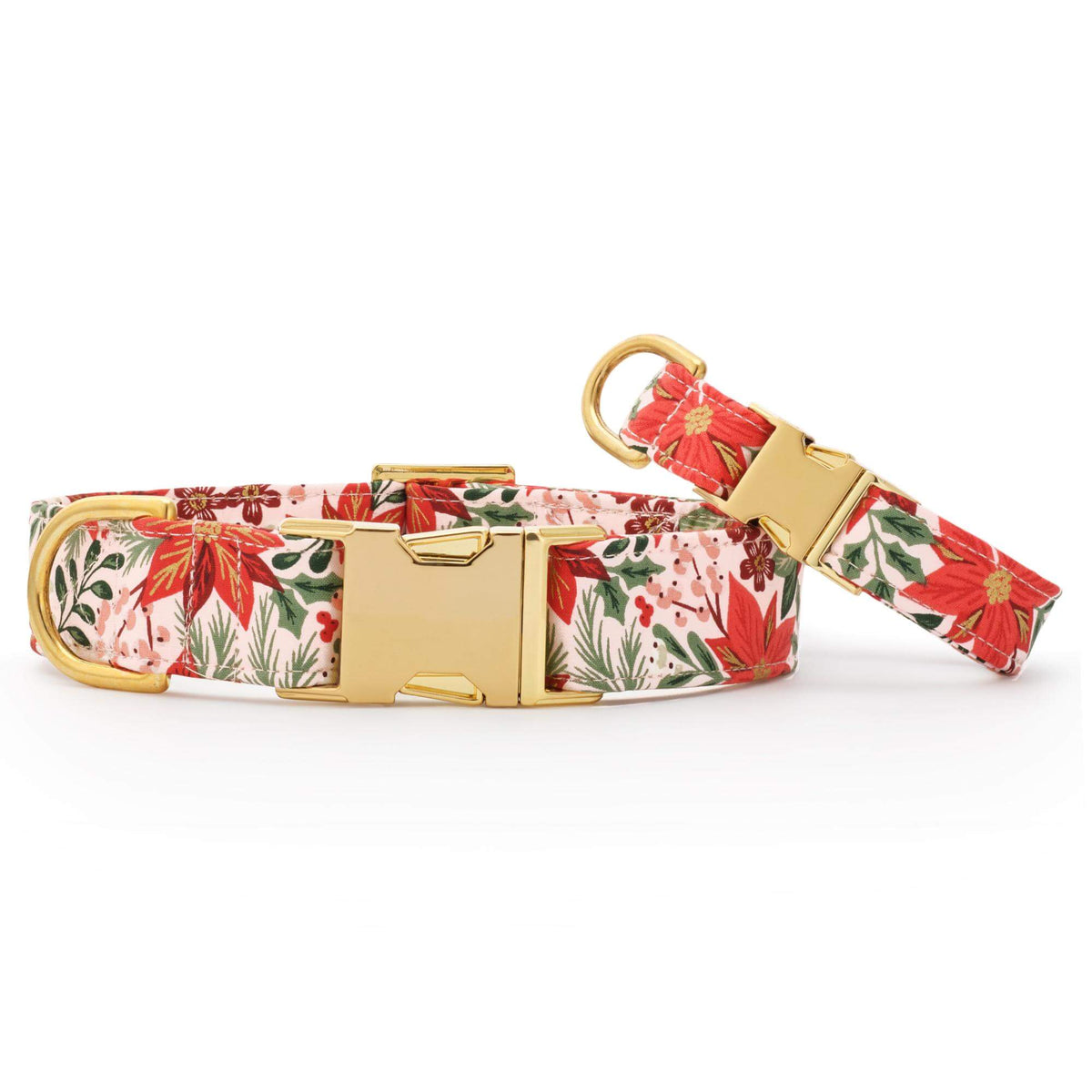 Poinsettia Dog Collar from The Foggy Dog