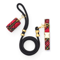 Tartan Plaid Flannel Collar Walk Set from The Foggy Dog