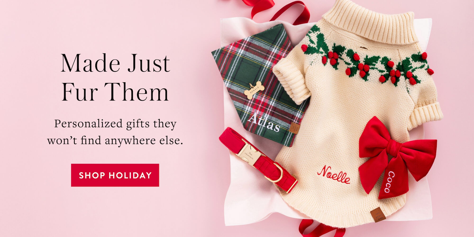 Holiday Gifts and Personalization Shop at The Foggy Dog