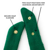 Holiday Bobble Knit Dog Bandana view 3