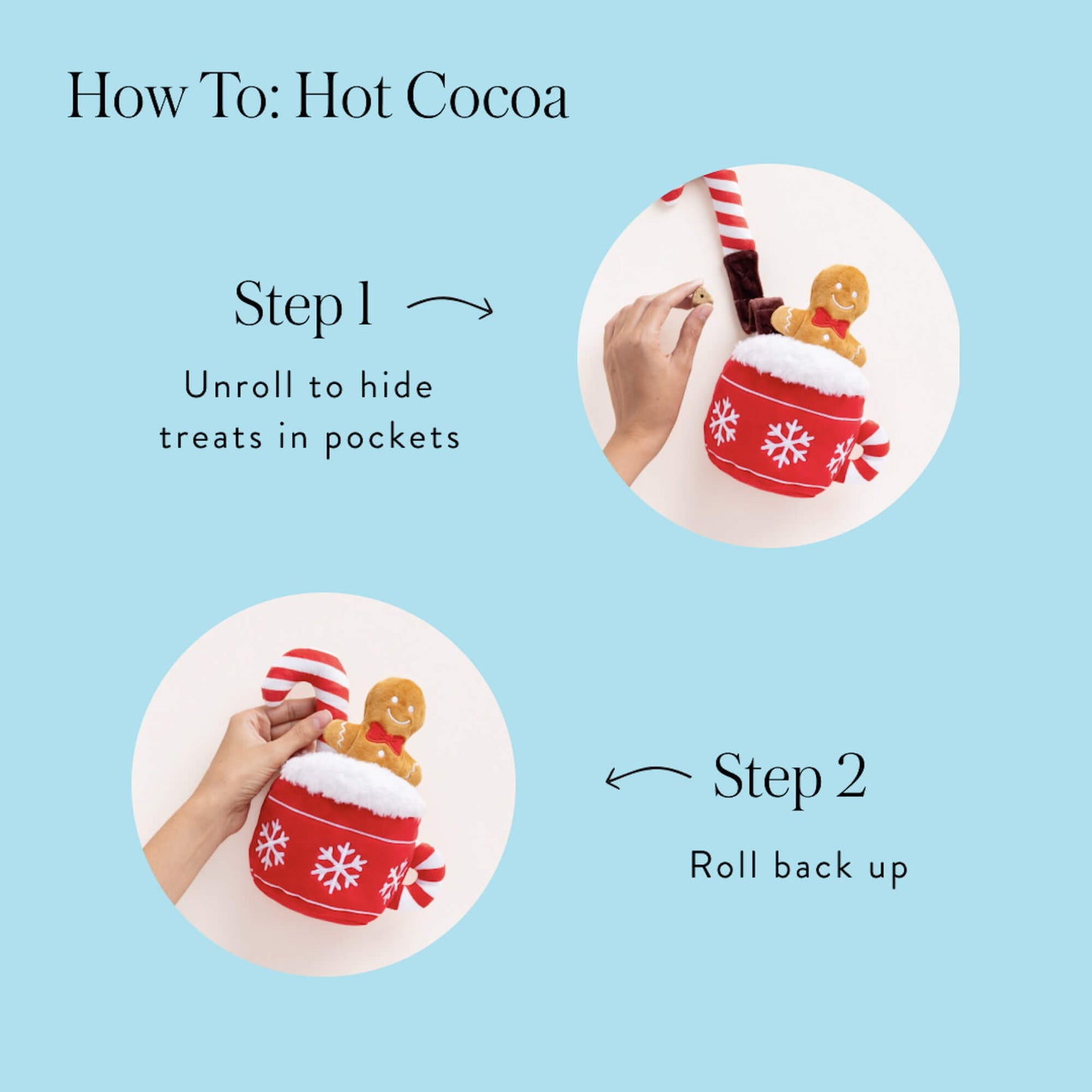 Holiday Hot Cocoa Interactive Snuffle Dog Toy from The Foggy Dog