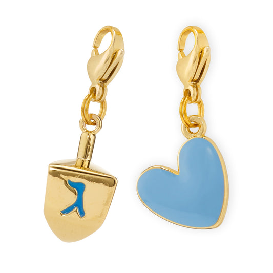 I Heart Hanukkah Collar Charm Set
