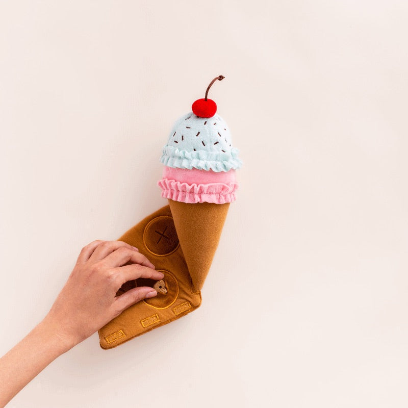 Ice Cream Interactive Snuffle Dog Toy – The Foggy Dog