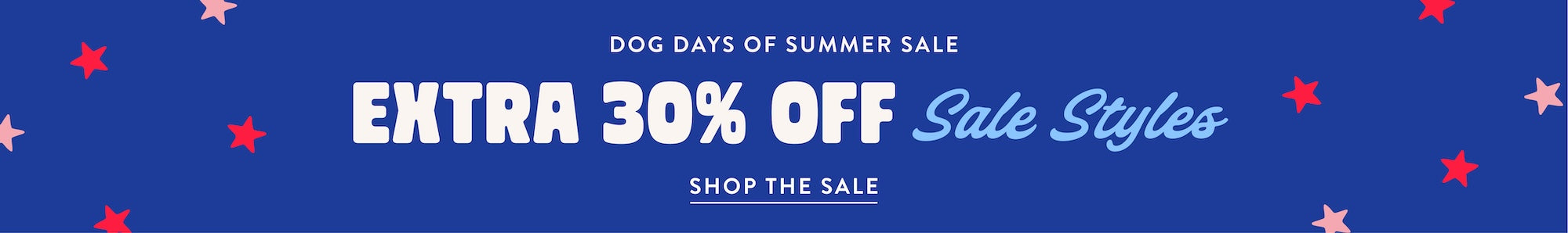Extra 30% off sale styles