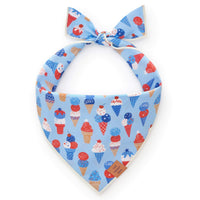 Star-Spangled Scoops Dog Bandana from The Foggy Dog