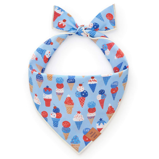 Star-Spangled Scoops Dog Bandana from The Foggy Dog