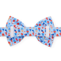 Star-Spangled Scoops Bow Tie Collar from The Foggy Dog