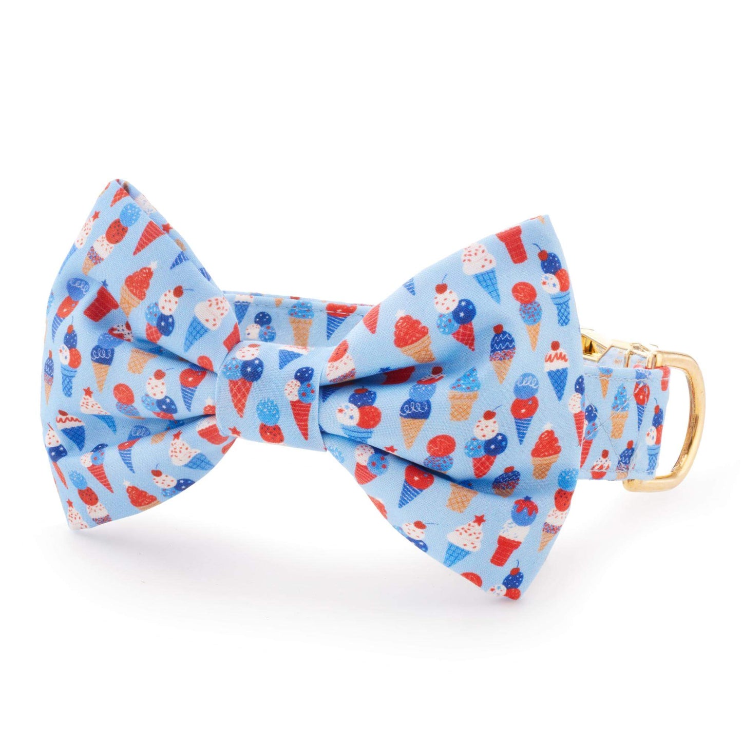 Star-Spangled Scoops Bow Tie Collar from The Foggy Dog