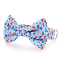Star-Spangled Scoops Bow Tie Collar from The Foggy Dog