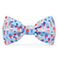 Star-Spangled Scoops Dog Bow Tie from The Foggy Dog