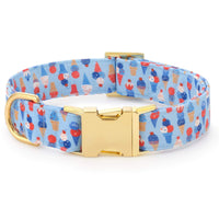 Star-Spangled Scoops Dog Collar from The Foggy Dog