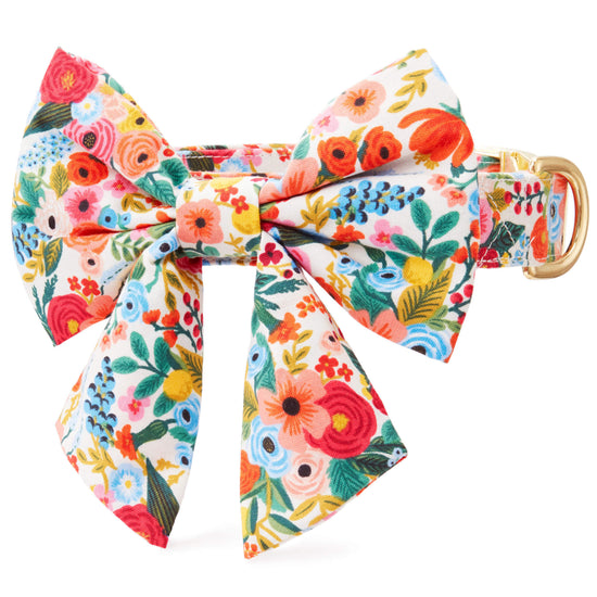 Rifle Paper Co. x TFD Garden Party Lady Bow Collar from The Foggy Dog