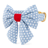 Liberty Lady Bow Collar from The Foggy Dog