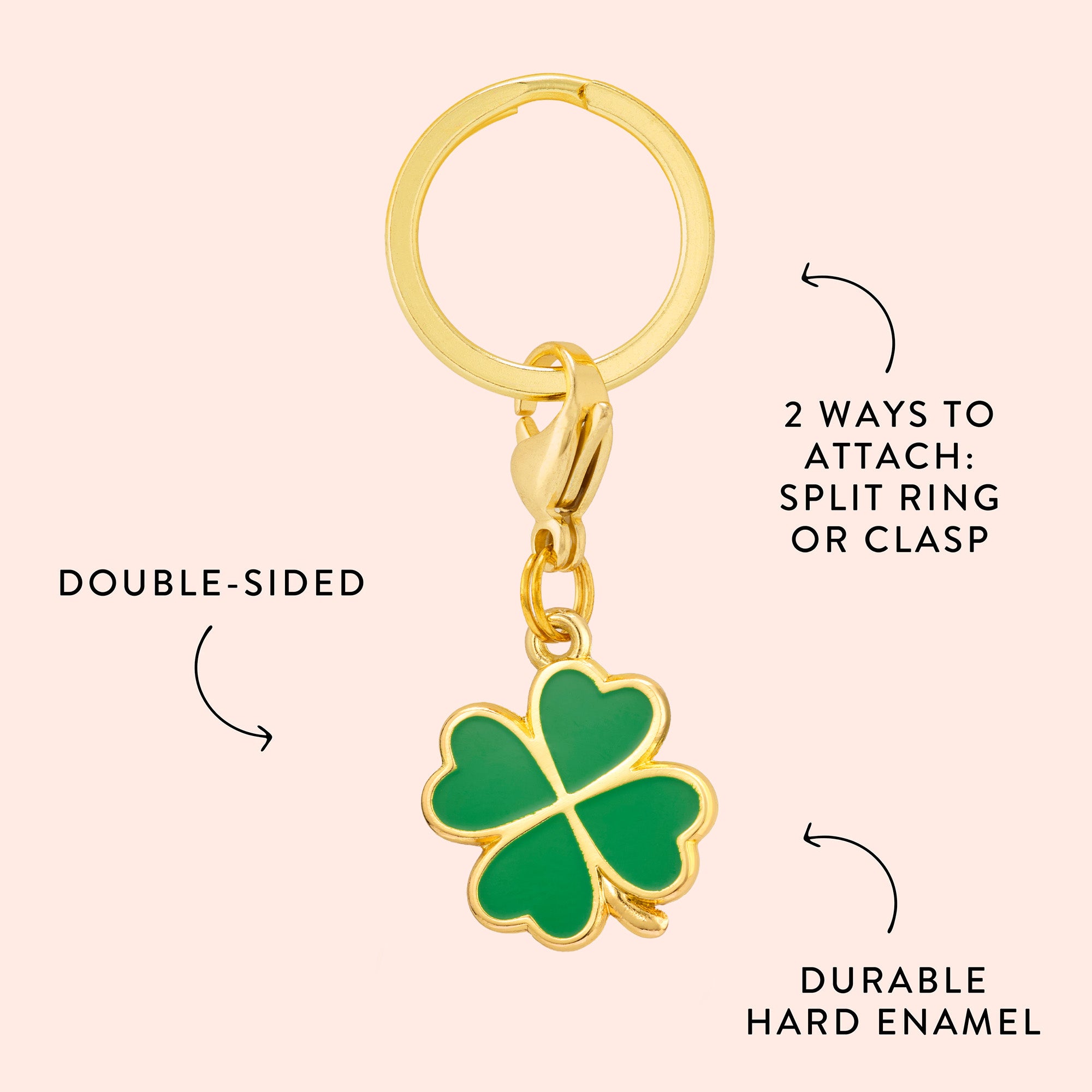 Lucky Clover Collar Charm – The Foggy Dog