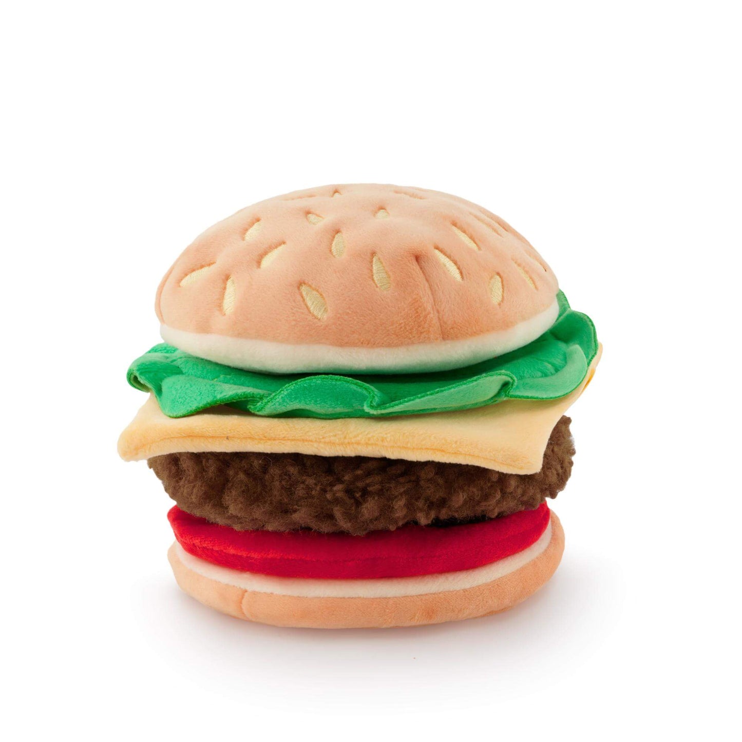 Cheeseburger Interactive Snuffle Dog Toy from The Foggy Dog