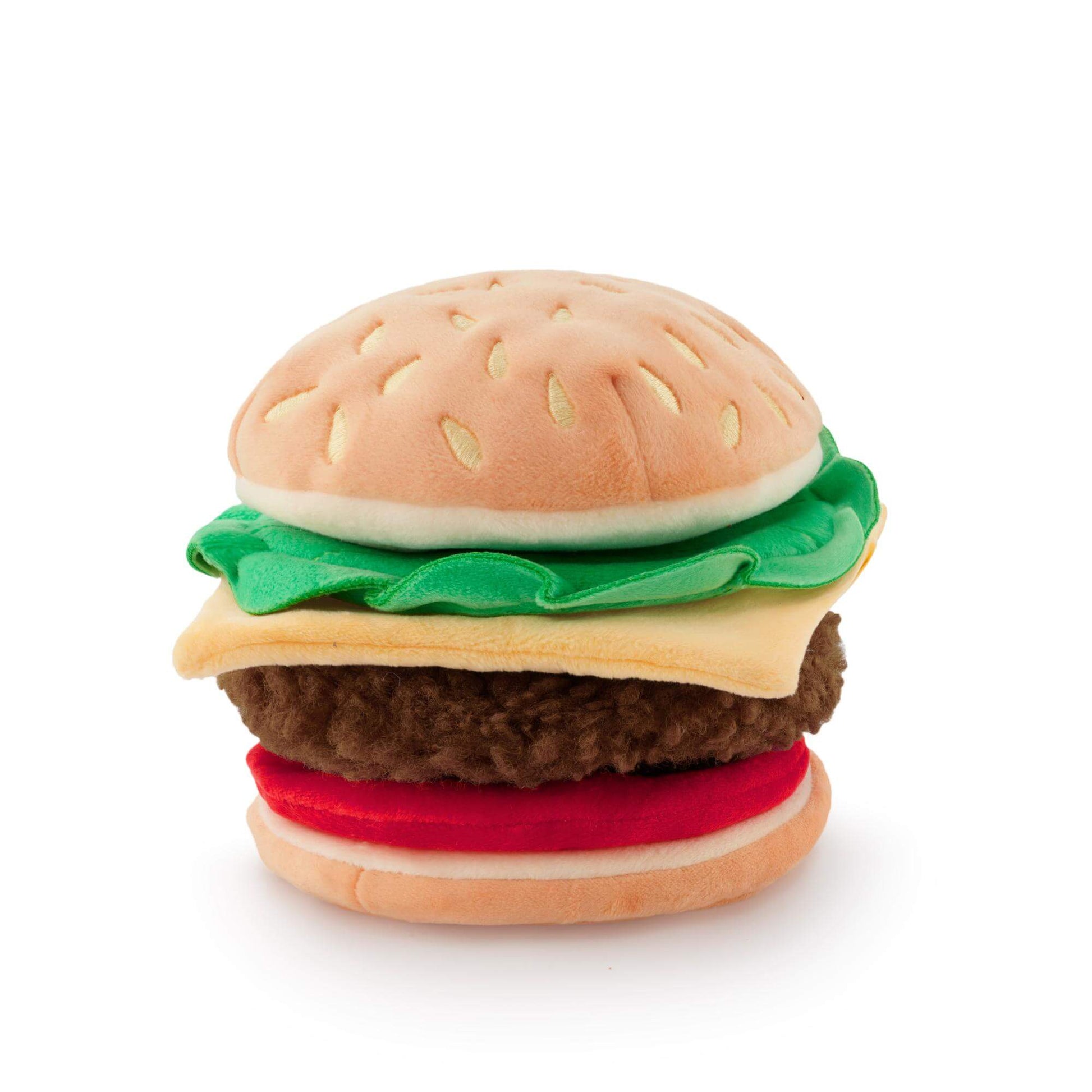Cheeseburger Interactive Snuffle Dog Toy from The Foggy Dog
