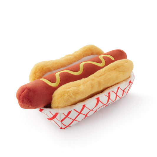 Hot Dog Interactive Snuffle Dog Toy from The Foggy Dog