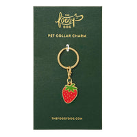 Strawberry Collar Charm from The Foggy Dog