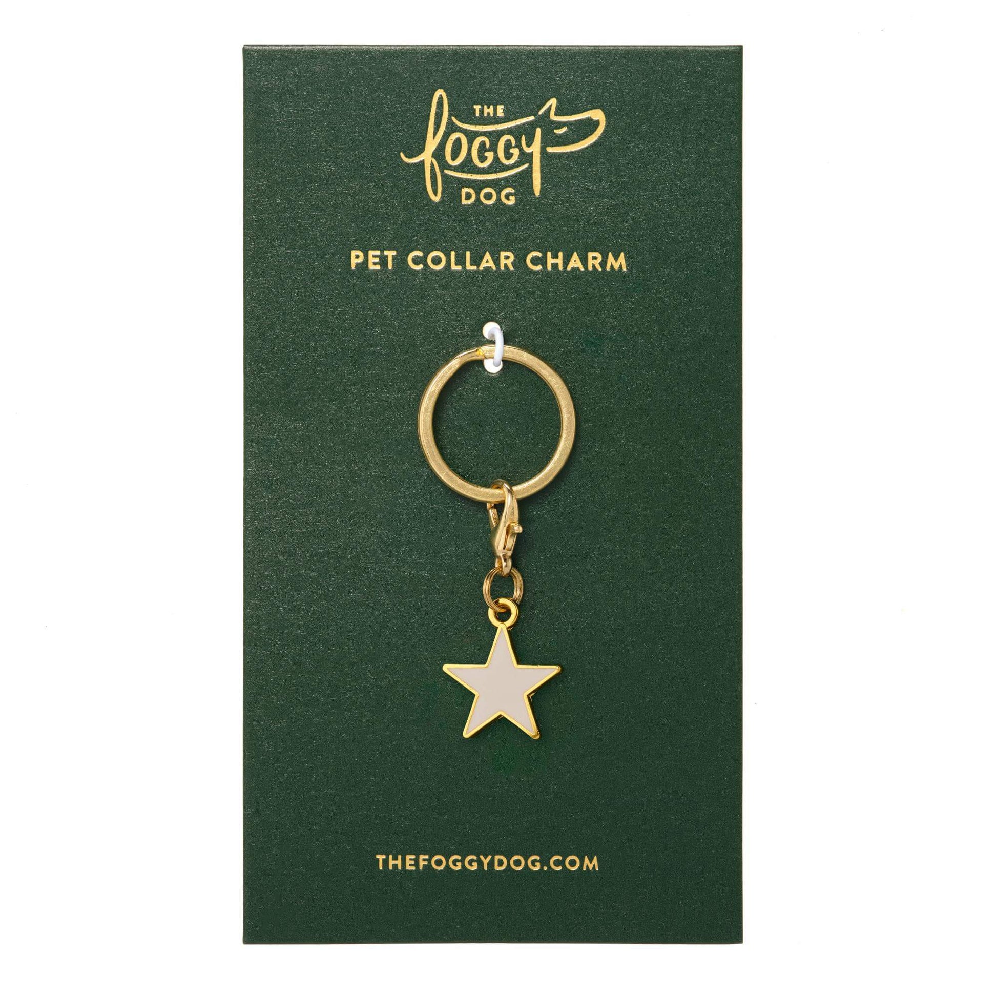 White Star Collar Charm from The Foggy Dog