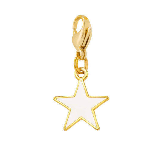 White Star Collar Charm from The Foggy Dog