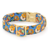 Printfresh x TFD Bagels & Schmear Dog Collar from The Foggy Dog