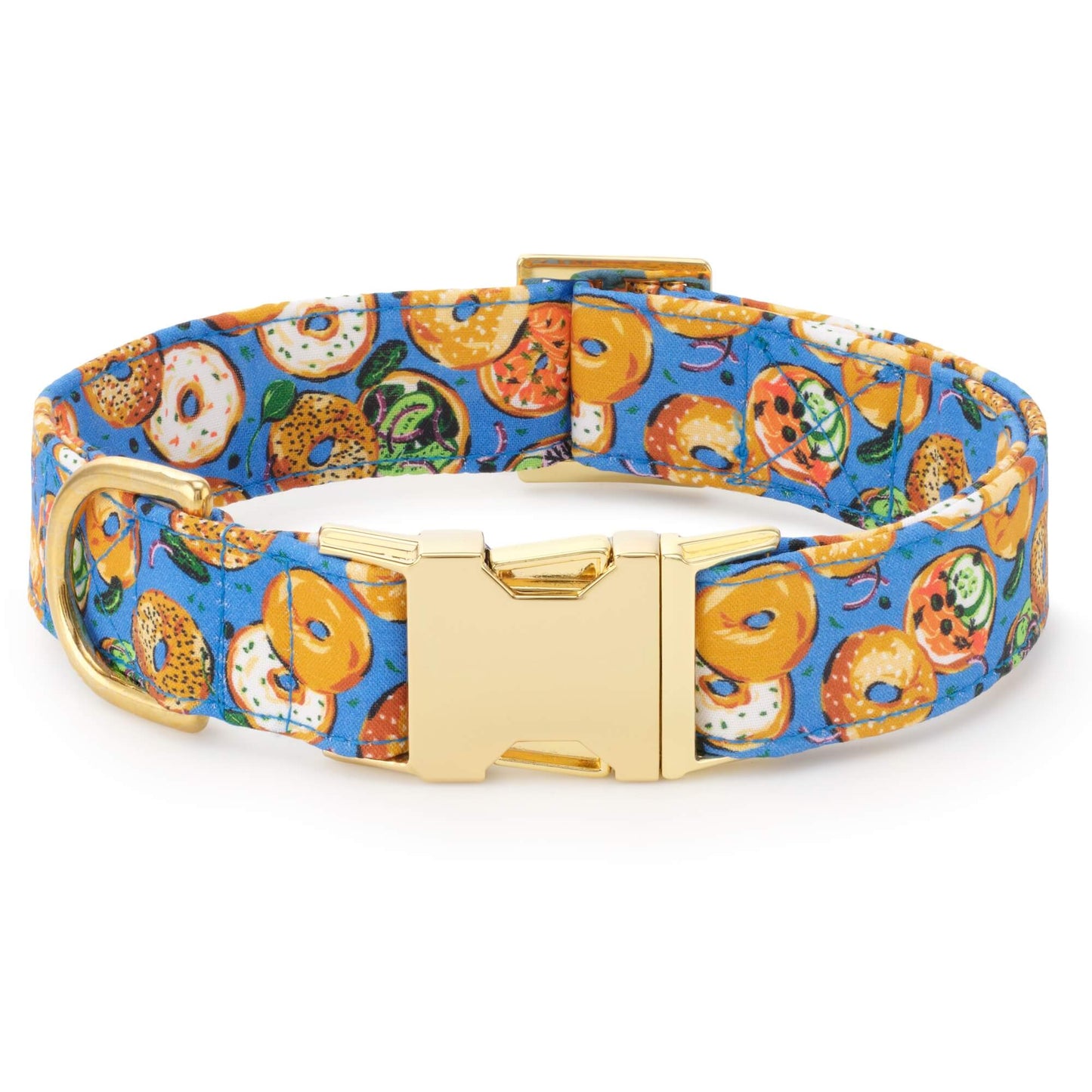 Printfresh x TFD Bagels & Schmear Dog Collar from The Foggy Dog