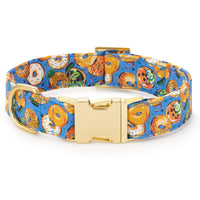 Printfresh x TFD Bagels & Schmear Dog Collar from The Foggy Dog