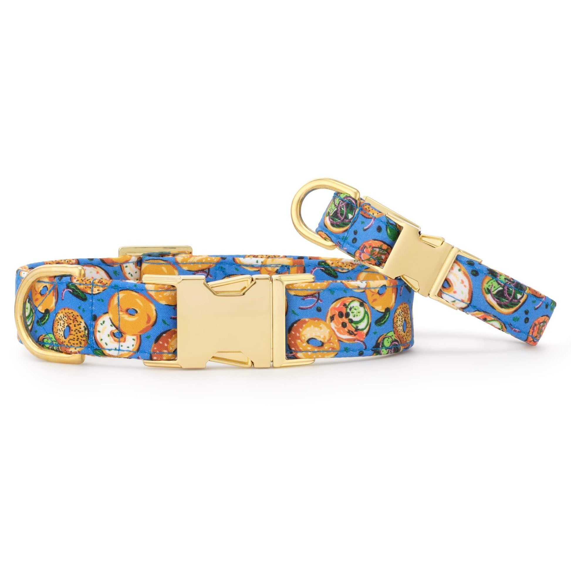 Printfresh x TFD Bagels & Schmear Dog Collar from The Foggy Dog