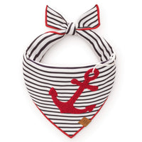 Anchor Applique Dog Bandana from The Foggy Dog