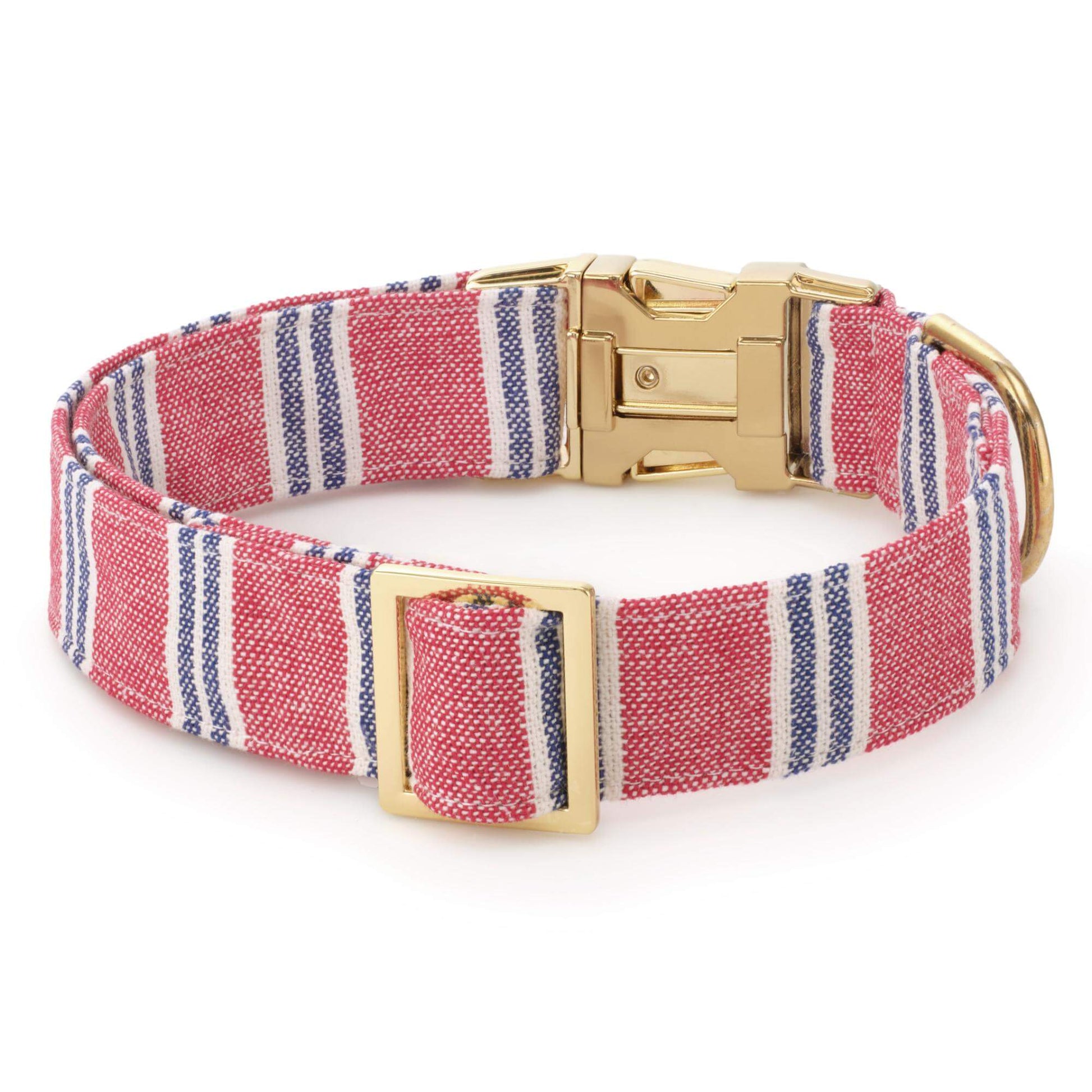 Nantucket Stripe Dog Collar from The Foggy Dog