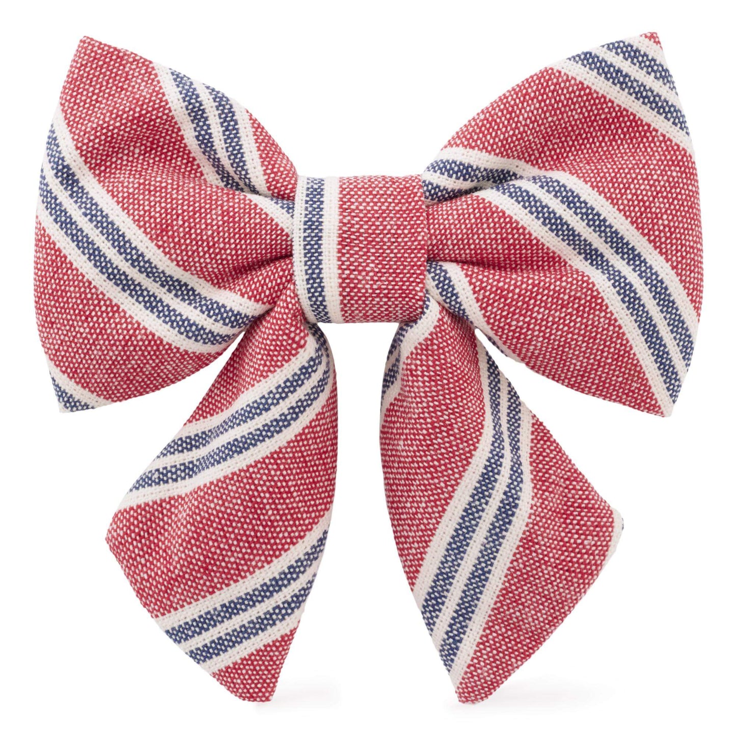 Nantucket Stripe Lady Dog Bow from The Foggy Dog