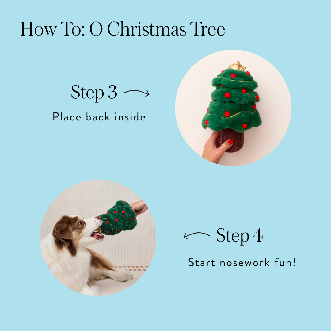 O Christmas Tree Interactive Snuffle Dog Toy view 6