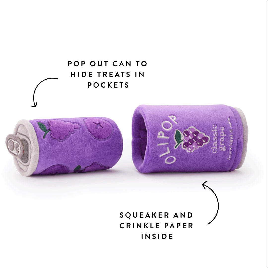 OLIPOP x TFD Classic Grape Interactive Snuffle Dog Toy from The Foggy Dog