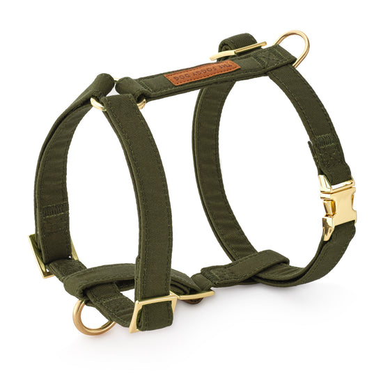 Olive Dog Harness from The Foggy Dog