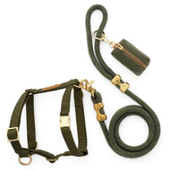 Olive Harness Walk Set from The Foggy Dog