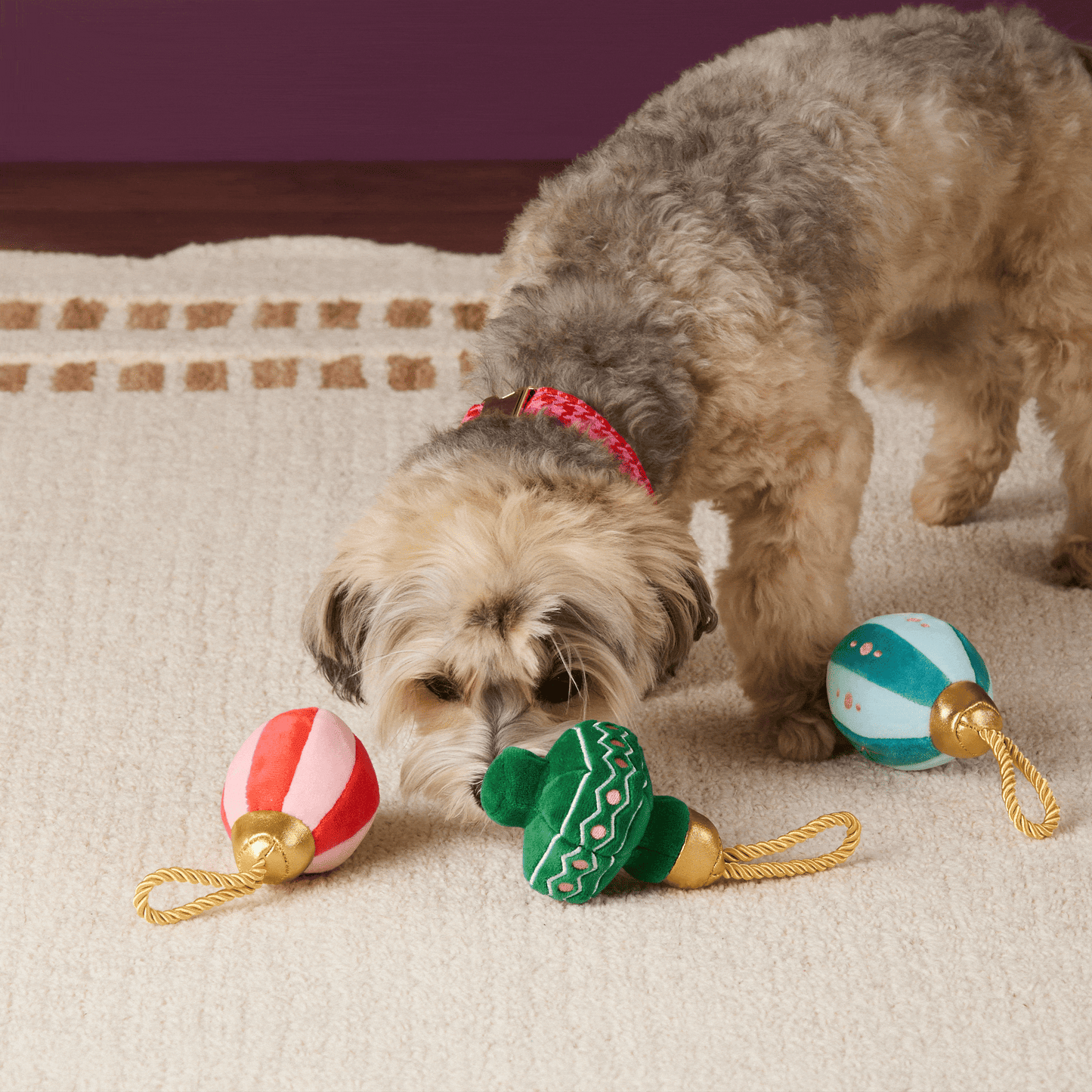 Christmas Ornament Boxed Dog Toy Set from The Foggy Dog