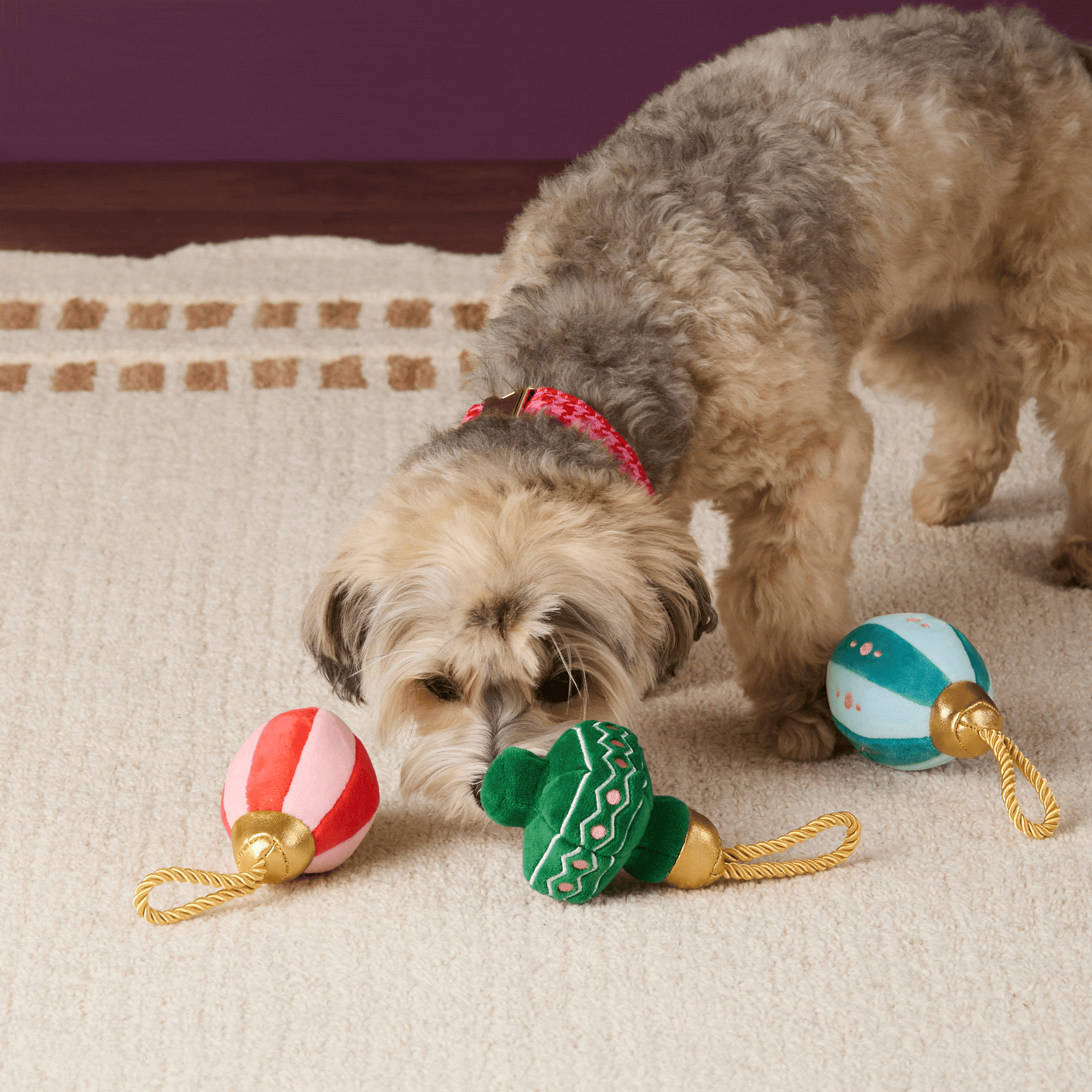 Christmas Ornament Boxed Dog Toy Set from The Foggy Dog