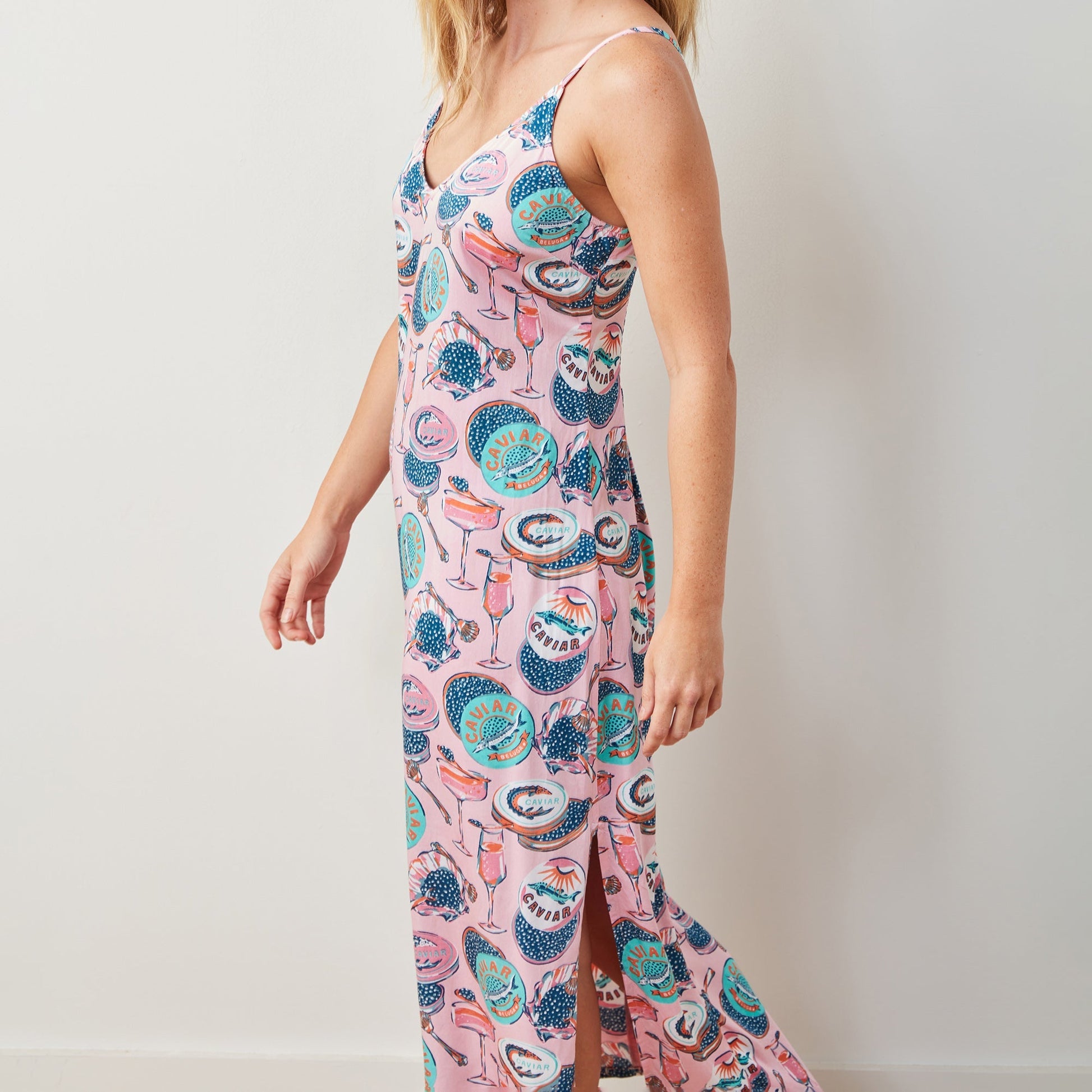 Printfresh Champagne &amp; Caviar Sleep Nightie view 3