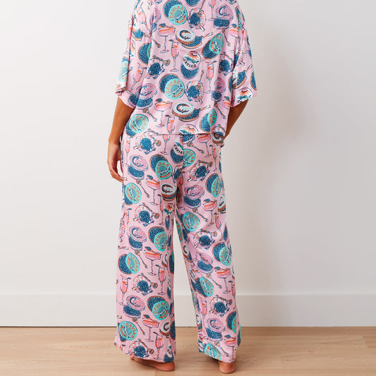 Printfresh Champagne & Caviar Long PJs