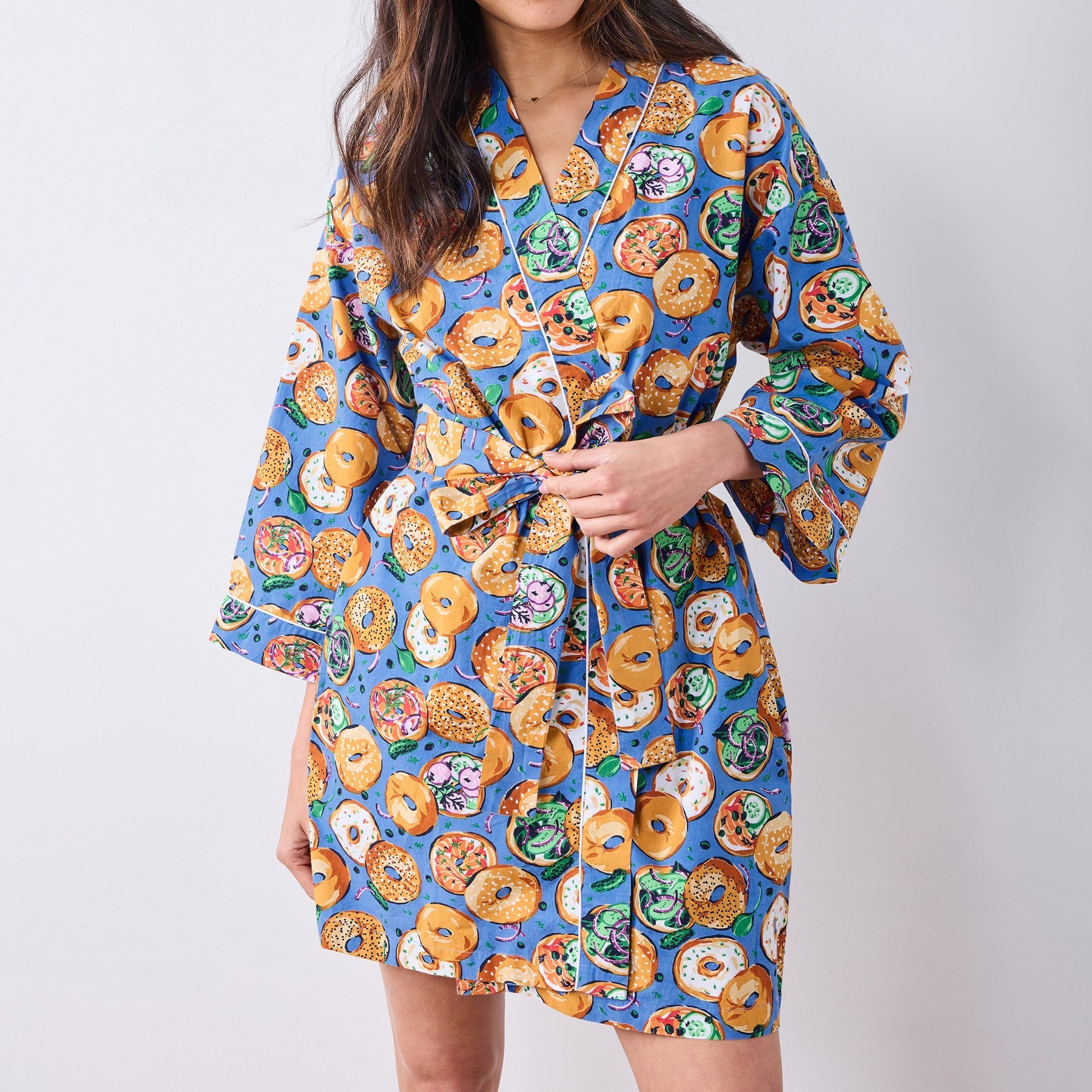 Printfresh Bagels &amp; Schmear Robe view 1