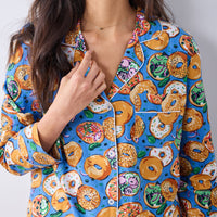 Printfresh Bagels &amp; Schmear Long PJs view 4