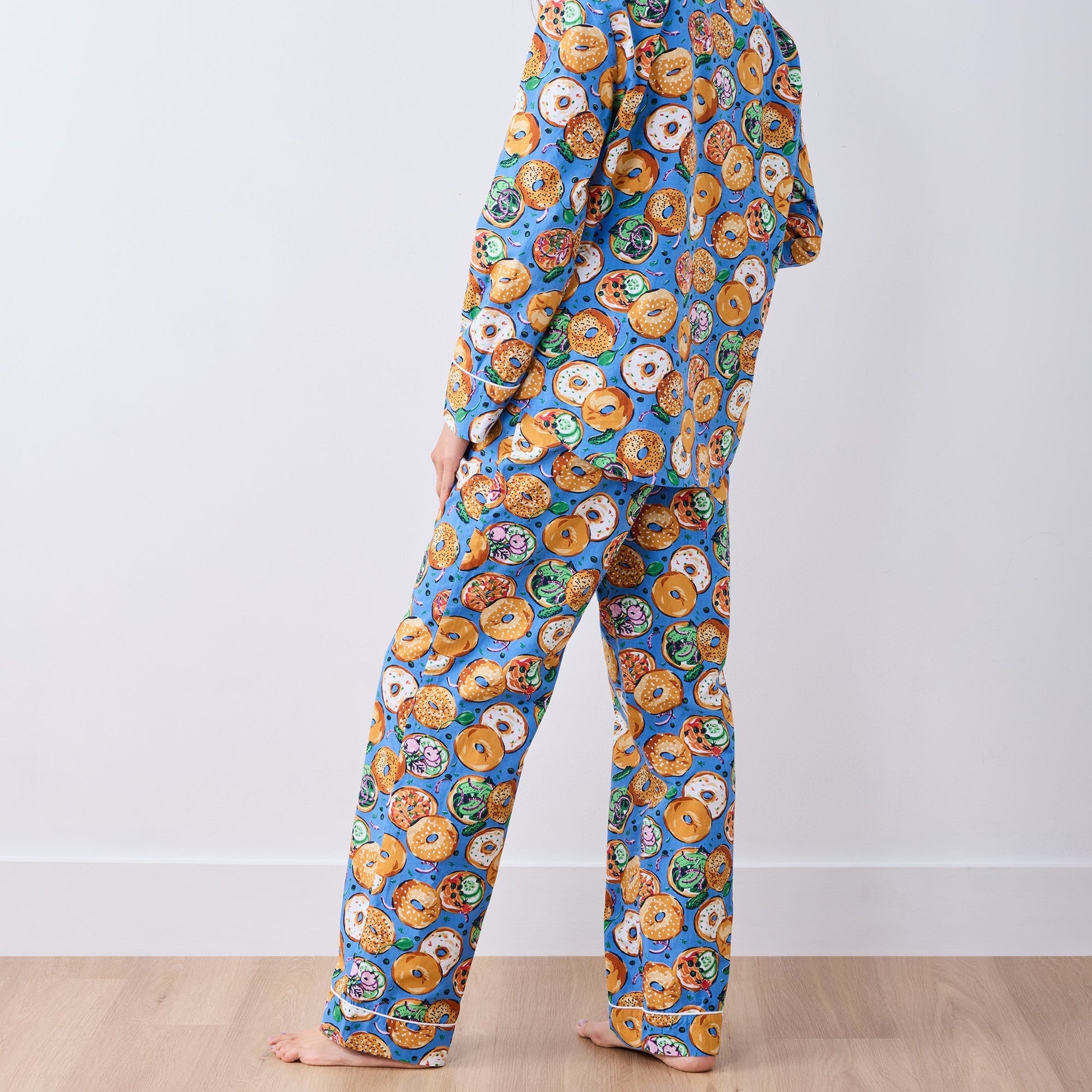 Printfresh Bagels &amp; Schmear Long PJs view 2